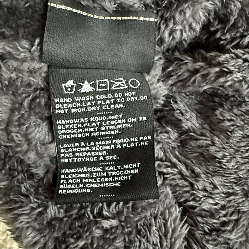 Harley-Davidson Beanie Cap Black Rib Knit Fleece LIned Leather Skull Embroidery - Picture 8 of 12